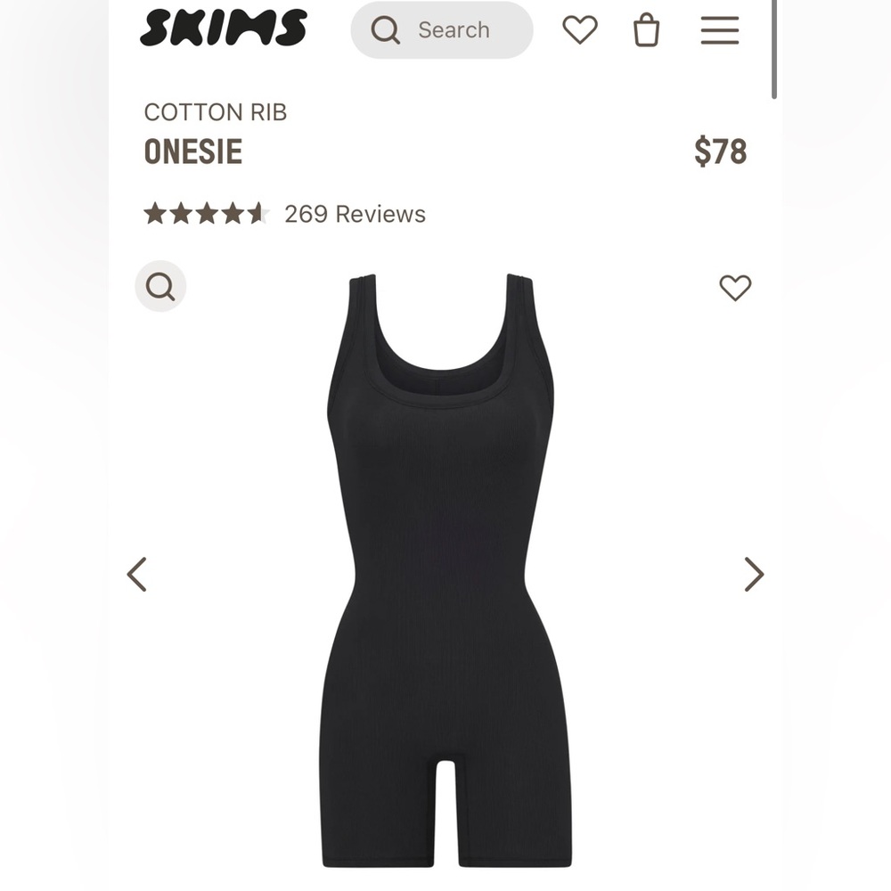 SKIMS Cotton Rib Onsie